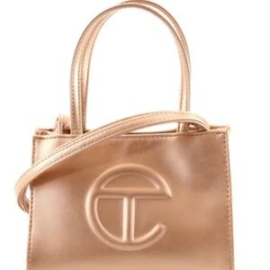 Small Rose Gold Telfar Bag